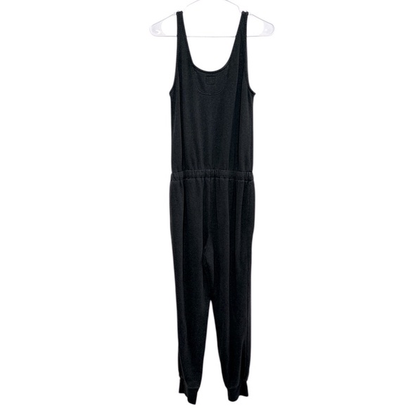 Prana Women's Dark Gray Cozy Up Pull-On Tank Jumpsuit Size Medium - Picture 5 of 5